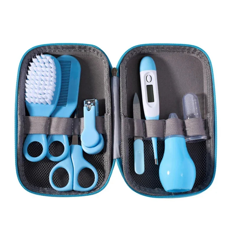 8-Piece Newborn Baby Kids Grooming and Health Care Kit - Baby Kingdom