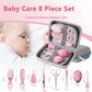 8-Piece Newborn Baby Kids Grooming and Health Care Kit - Baby Kingdom