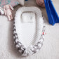 85*50cm Baby Nest Bed with Pillow Portable Crib Travel Bed - Baby Kingdom