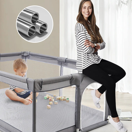 Baby Fence Bed Guardrail Baby Safety Barrier Playground Baby Park Children Toys Child Edge Protector Barrier Playpen for Kids - Baby Kingdom