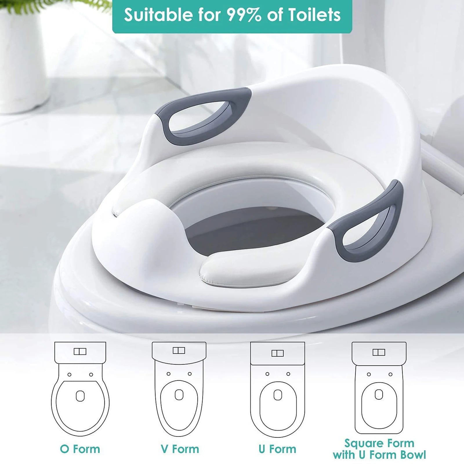 Toilet Seat for Children Baby Toilet Trainer Splash Guard - Baby Kingdom