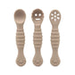 3PCS Cute Baby Learning Spoons Utensils Set - Baby Kingdom